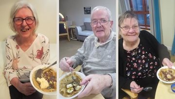 Stirling Residents tuck into delicious pancakes for Shrove Tuesday